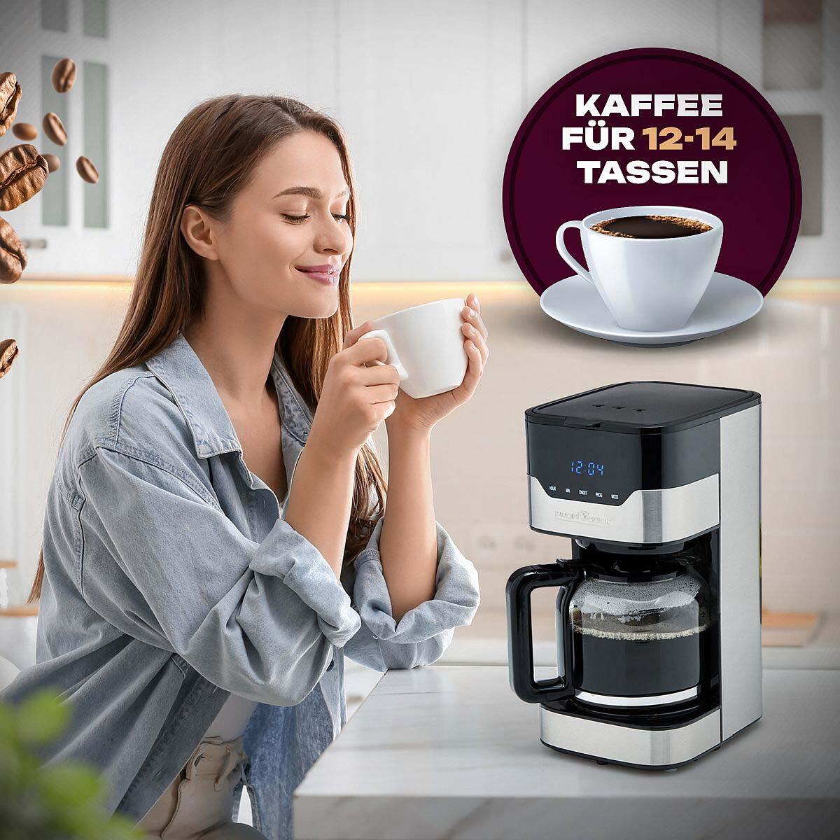 ProfiCook PC-KA 1169 Kaffeemaschine silber/schwarz