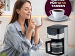 ProfiCook PC-KA 1169 Kaffeemaschine silber/schwarz