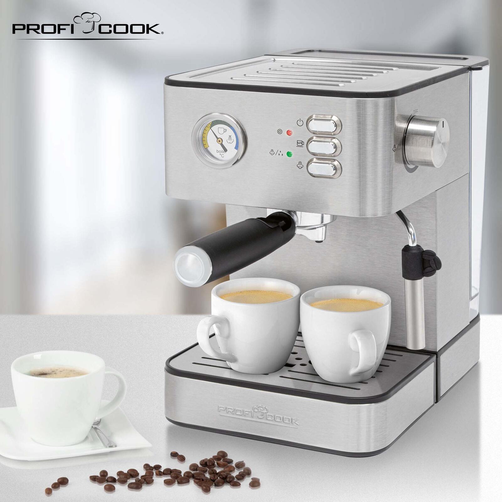 ProfiCook PC-ES 1209 Espressomaschine silber