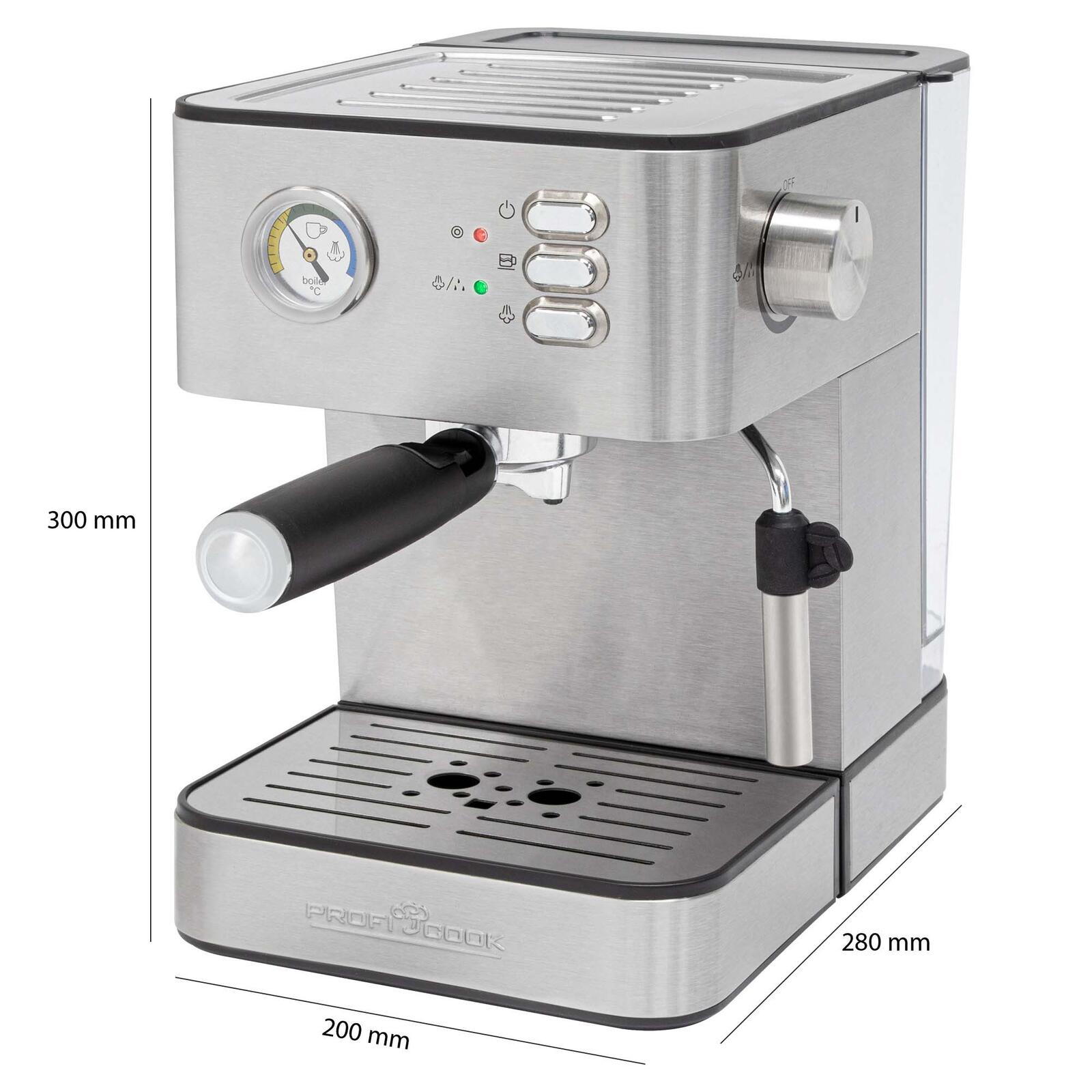 ProfiCook PC-ES 1209 Espressomaschine silber
