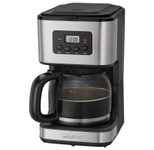 CLATRONIC KA 3642 Kaffeemaschine silber/schwarz
