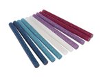 Rayher Heißklebesticks Glitter beere, lila, weiß, türkis, blau