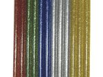 Rayher Heißklebesticks Glitter kupfer, grün, blau, silber, gold