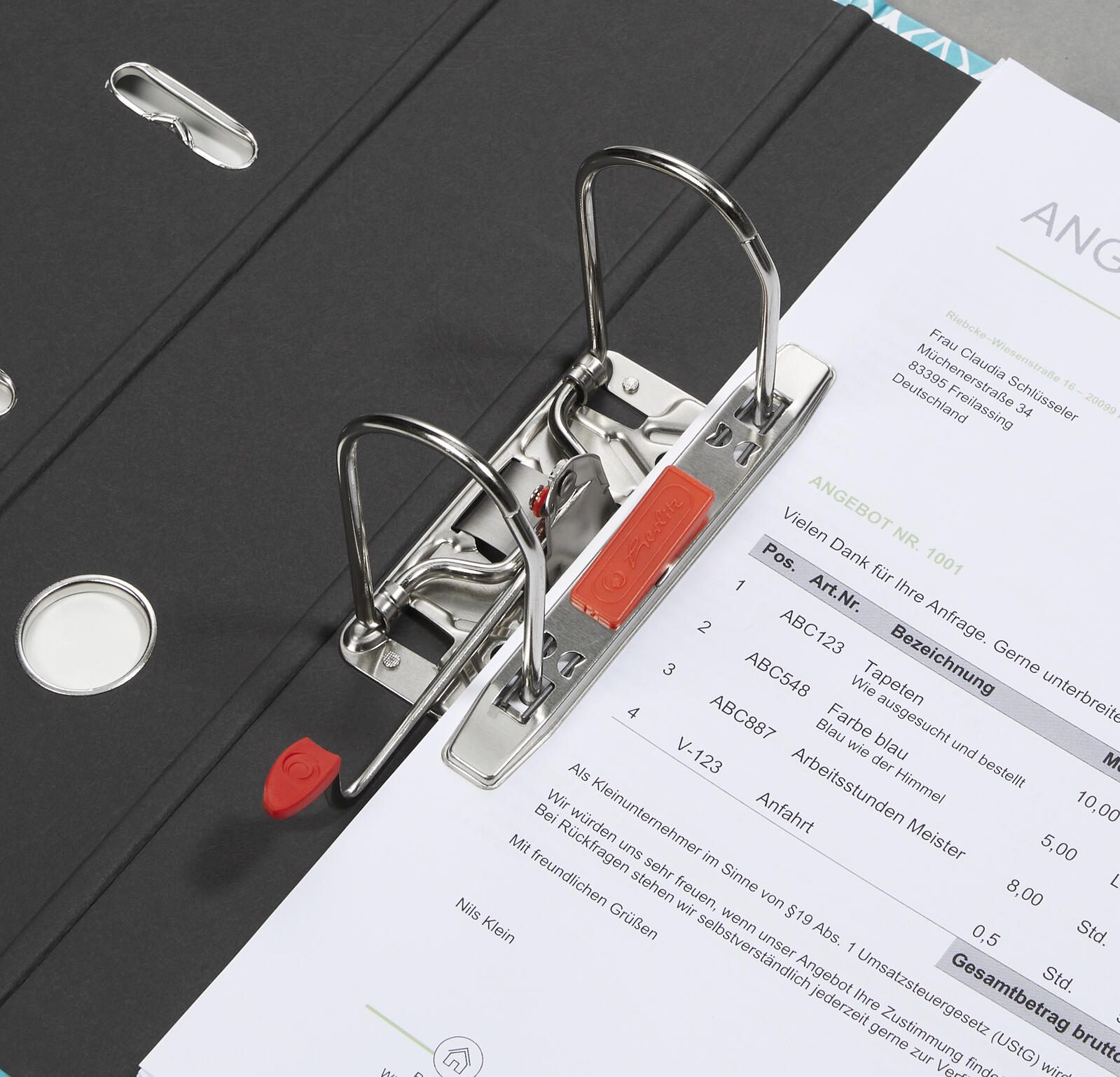 herlitz Motivordner Rückenbreite 8 cm DIN A4 Karton Motiv