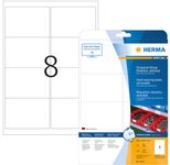 HERMA wetterfeste Folienetiketten 99,1 x 67,7 mm, weiß