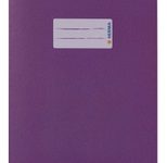 HERMA Heftumschlag glatt violett 14,8 x 21,0 cm