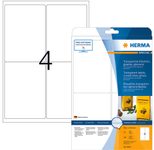 HERMA Folienetiketten Folien-Etiketten 99,1 x 139,0 mm, transparent