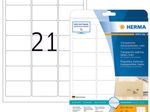 HERMA Adressetiketten SPECIAL 63,5 x 38,1 mm, transparent