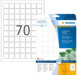 HERMA Etiketten Movables 24,0 x 24,0 mm, weiß