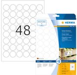 HERMA Power-Etiketten Power 30,0 x 30,0 mm, weiß