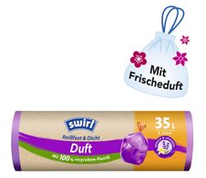 swirl® Reißfest & Dicht Duft Müllbeutel 35,0 l, lila