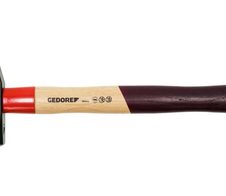GEDORE Schlosserhammer 800 g Kopf: Stahl geschmiedet schwarz/braun/rot