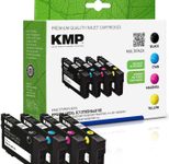 KMP Druckerpatronen schwarz, cyan, magenta, gelb kompatibel zu EPSON 405XL BK/C/M/Y, 4er-Set
