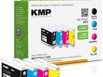 KMP Druckerpatronen B75V schwarz, cyan, magenta, gelb kompatibel zu brother LC1000VAL, 4er-Set