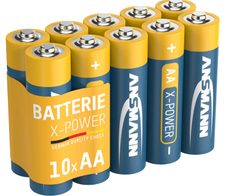 ANSMANN Batterien X-POWER Alkali-Mangan Mignon AA 1,5 V, 10 St.