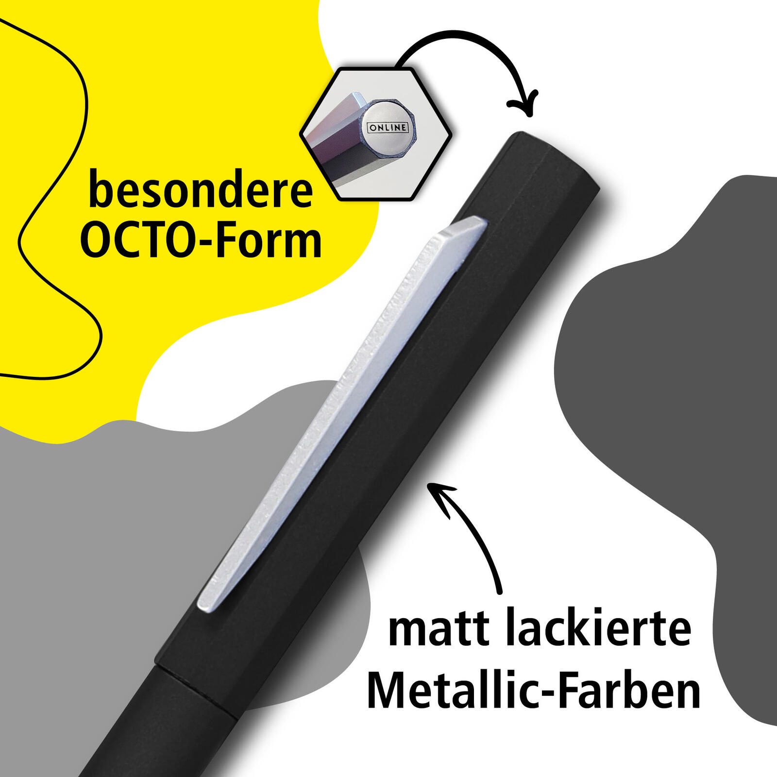 ONLINE® Octopen Kugelschreiber 0.6 mm Blau
