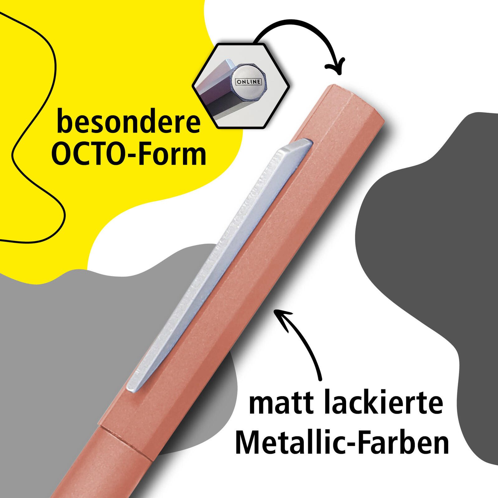 ONLINE® Octopen Kugelschreiber 0.6 mm Blau