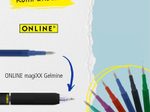 ONLINE® magiXX Design Gelschreiber 0.7 mm, Schreibfarbe: Blau