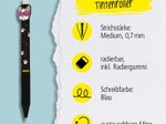 ONLINE® magiXX Fun Animals Gelschreiber 0.7 mm, Schreibfarbe: Blau