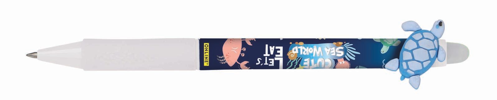 ONLINE® magiXX Fun Animals Gelschreiber 0.7 mm, Schreibfarbe: Blau