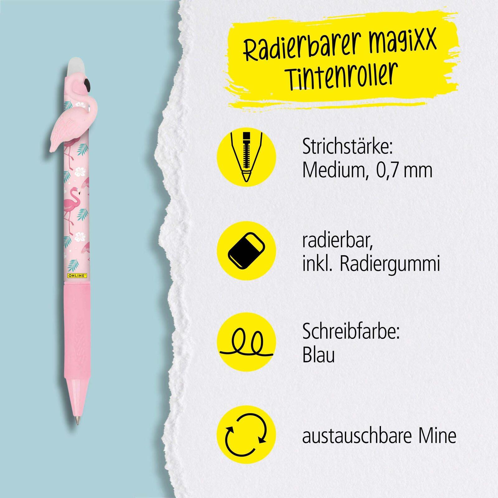 ONLINE® magiXX Fun Dreams Gelschreiber 0.7 mm, Schreibfarbe: Blau