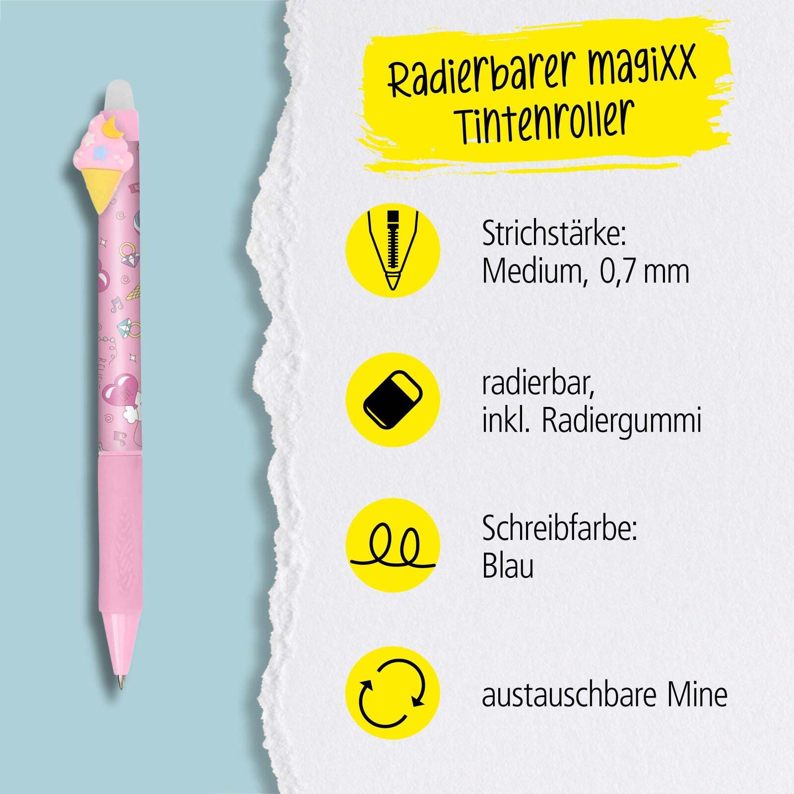 ONLINE® magiXX Fun Dreams Gelschreiber 0.7 mm, Schreibfarbe: Blau
