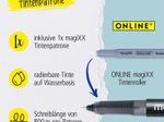 ONLINE® MagiXX Tintenroller 0.7 mm Blau