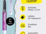 ONLINE® MagiXX Tintenroller 0.7 mm Blau