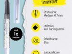 ONLINE® MagiXX Tintenroller 0.7 mm Blau
