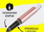 ONLINE® Campus Rosegold Tintenroller 0.7 mm Blau