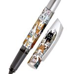 ONLINE® Campus Fluffy Cats Tintenroller 0.7 mm Blau