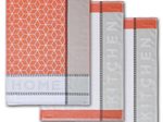 Dyckhoff Geschirrtücher Home & Kitchen 70 x 50 cm koralle