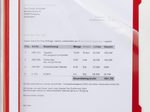 Schnellhefter DIN A4 PVC-Hartfolie rot