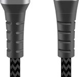 goobay Lightning/USB C Kabel 0,5 m grau, schwarz, 1 St.
