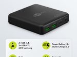 goobay GaN-Ladestation Multiport 65W