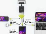 goobay GaN-Ladestation Multiport 65W