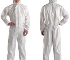 3M unisex Arbeitsoverall weiß Größe L