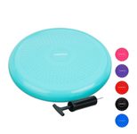 relaxdays Balance-Kissen mit Luftpumpe grün