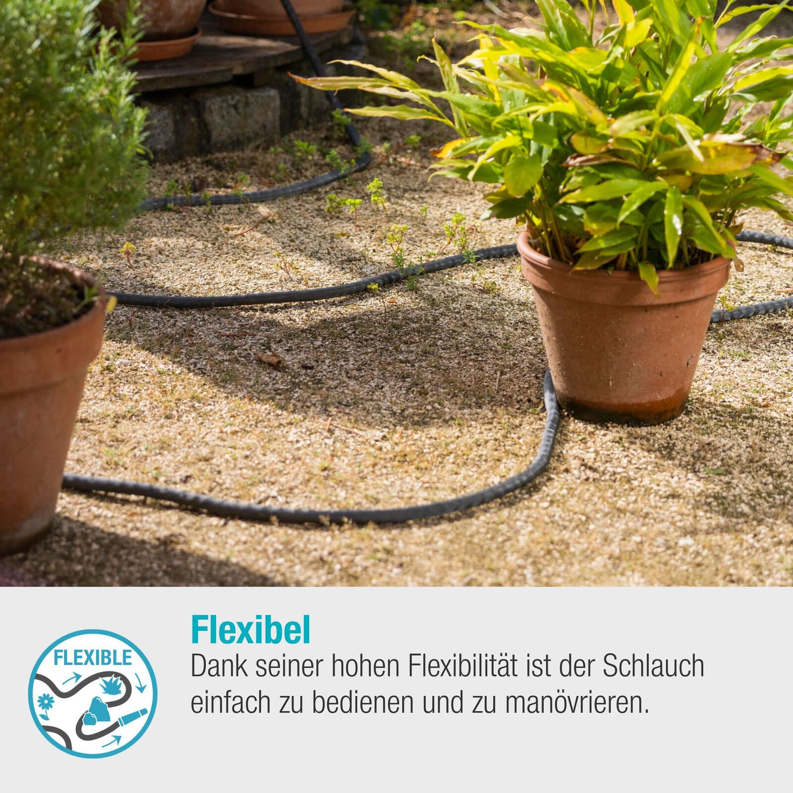 GARDENA Gartenschlauch Life 1/2" Set