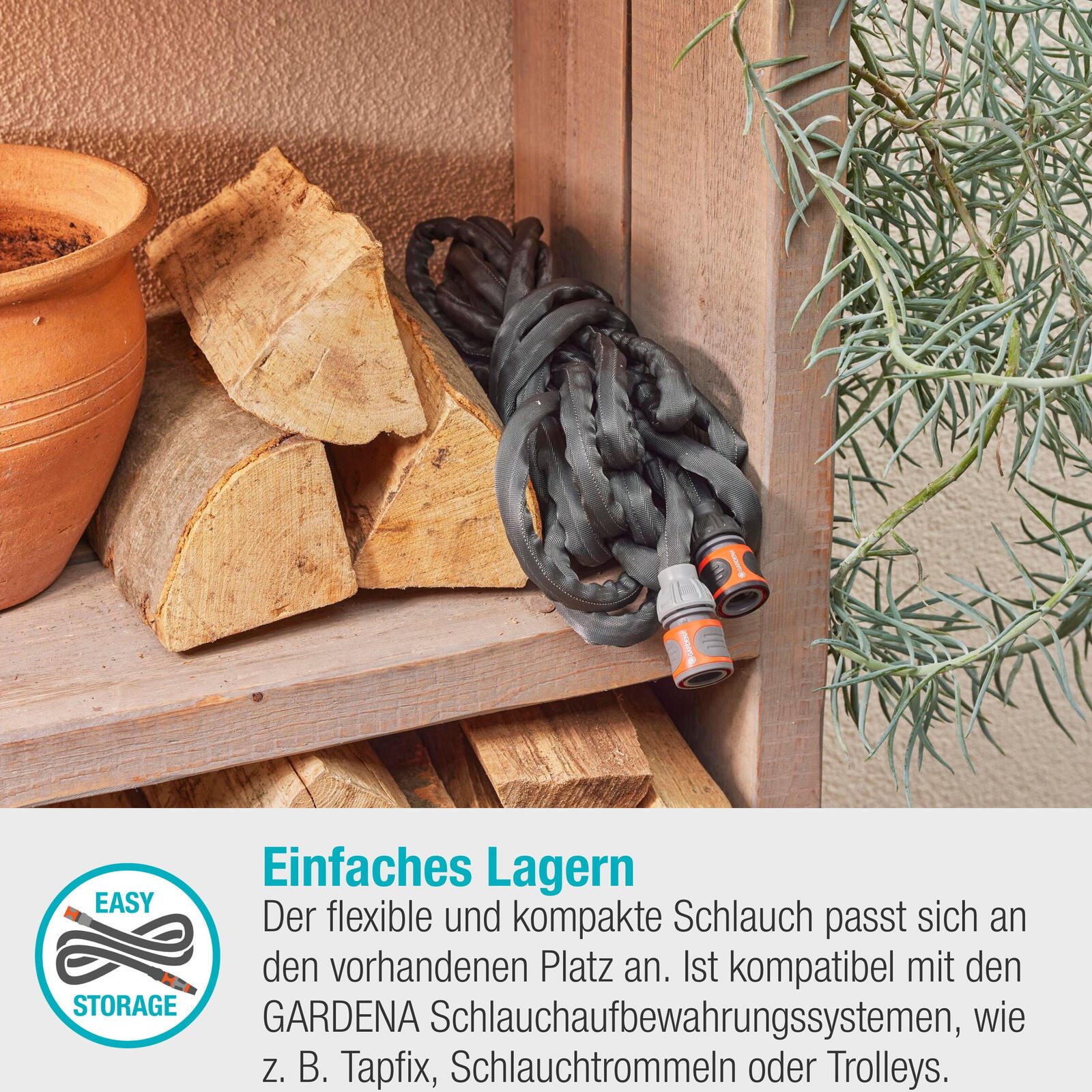 GARDENA Gartenschlauch Life 1/2" Set
