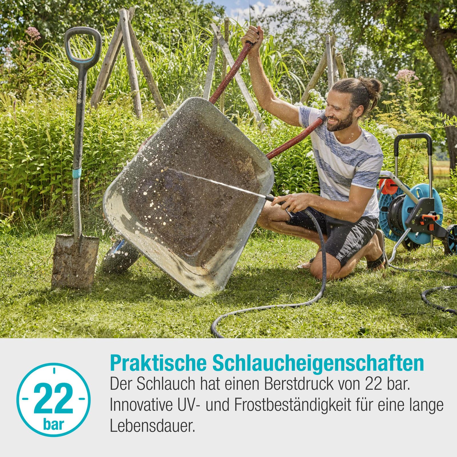 GARDENA Gartenschlauch Life 1/2" Set