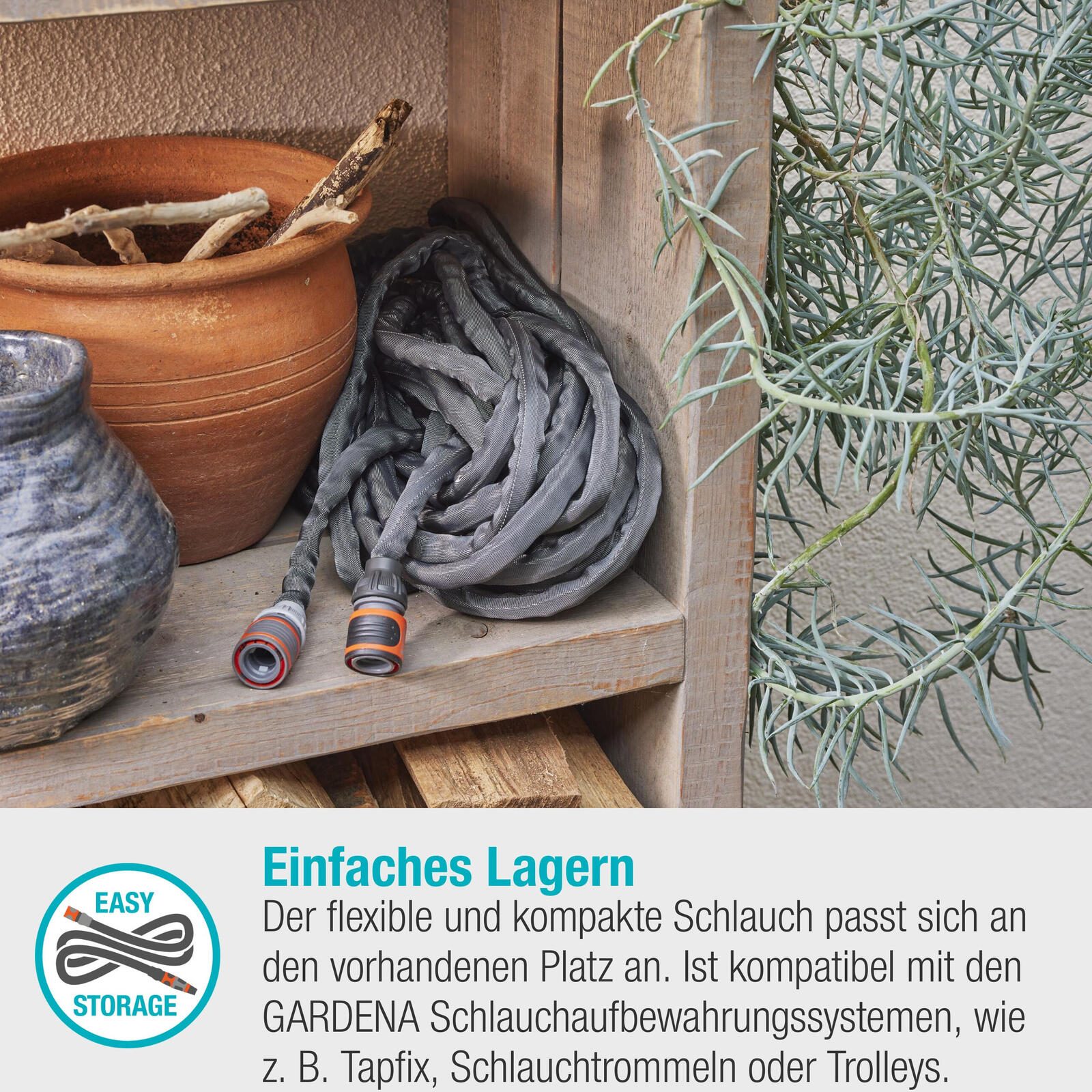 GARDENA Gartenschlauch Life 1/2" Set