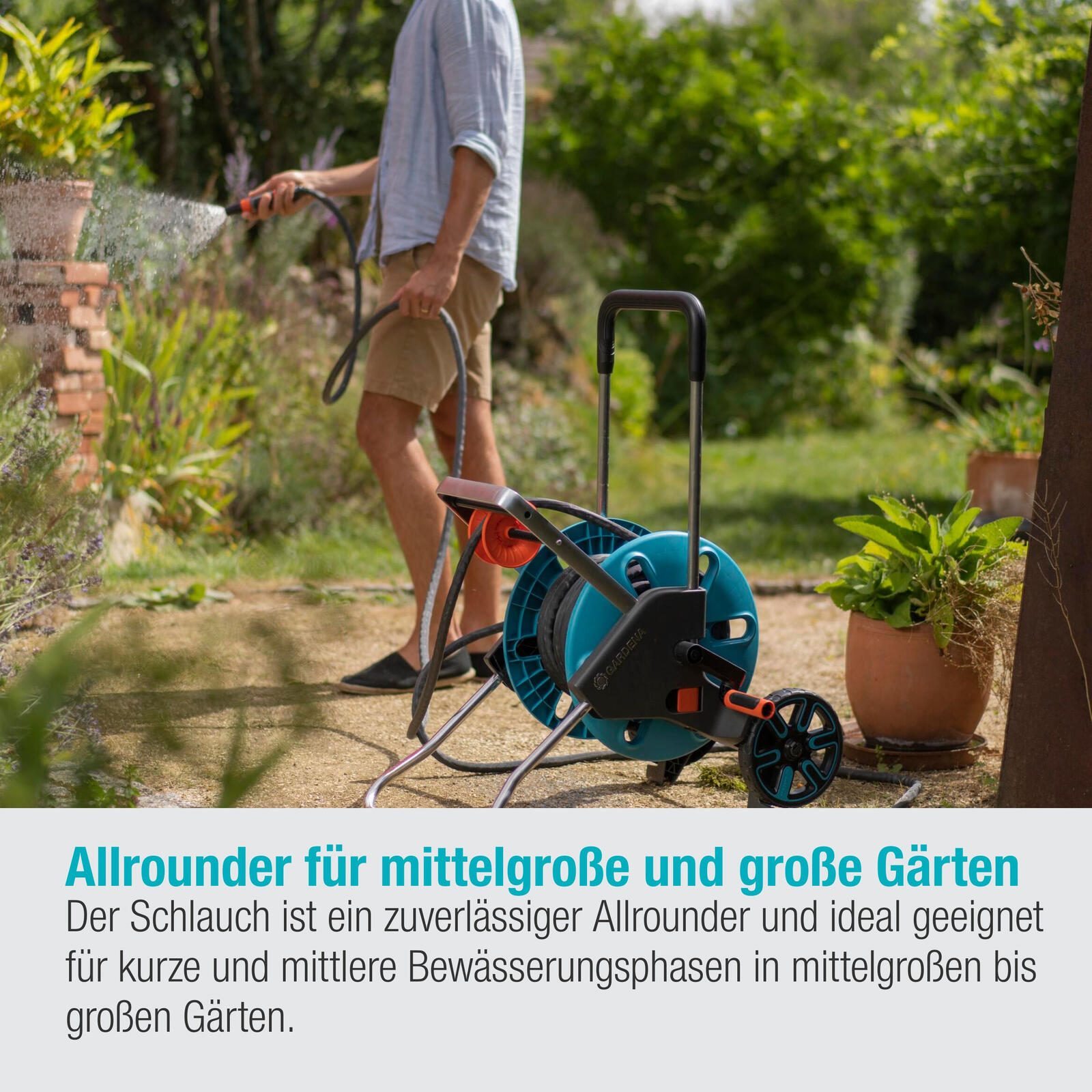 GARDENA Gartenschlauch Life 1/2" Set