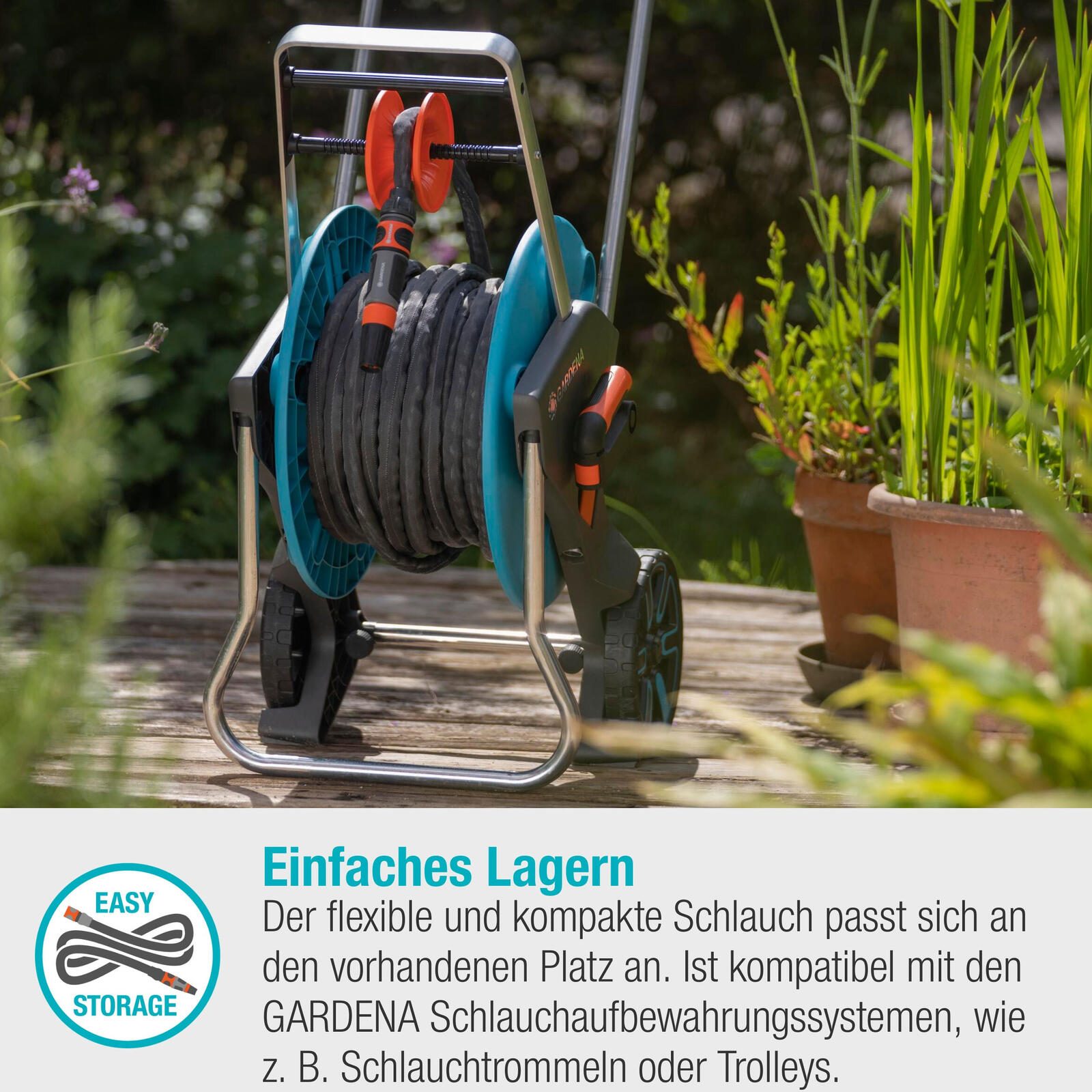 GARDENA Gartenschlauch Life 1/2" Set