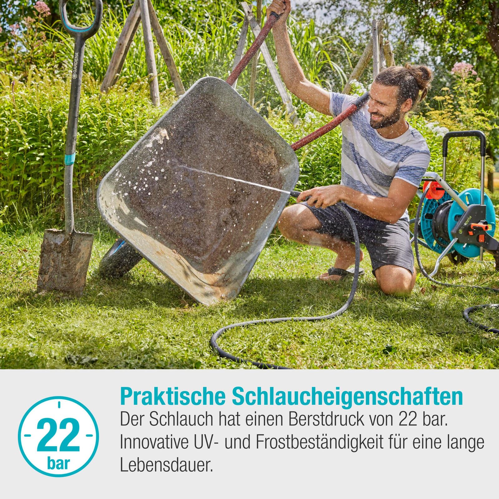 GARDENA Gartenschlauch Life 1/2" Set