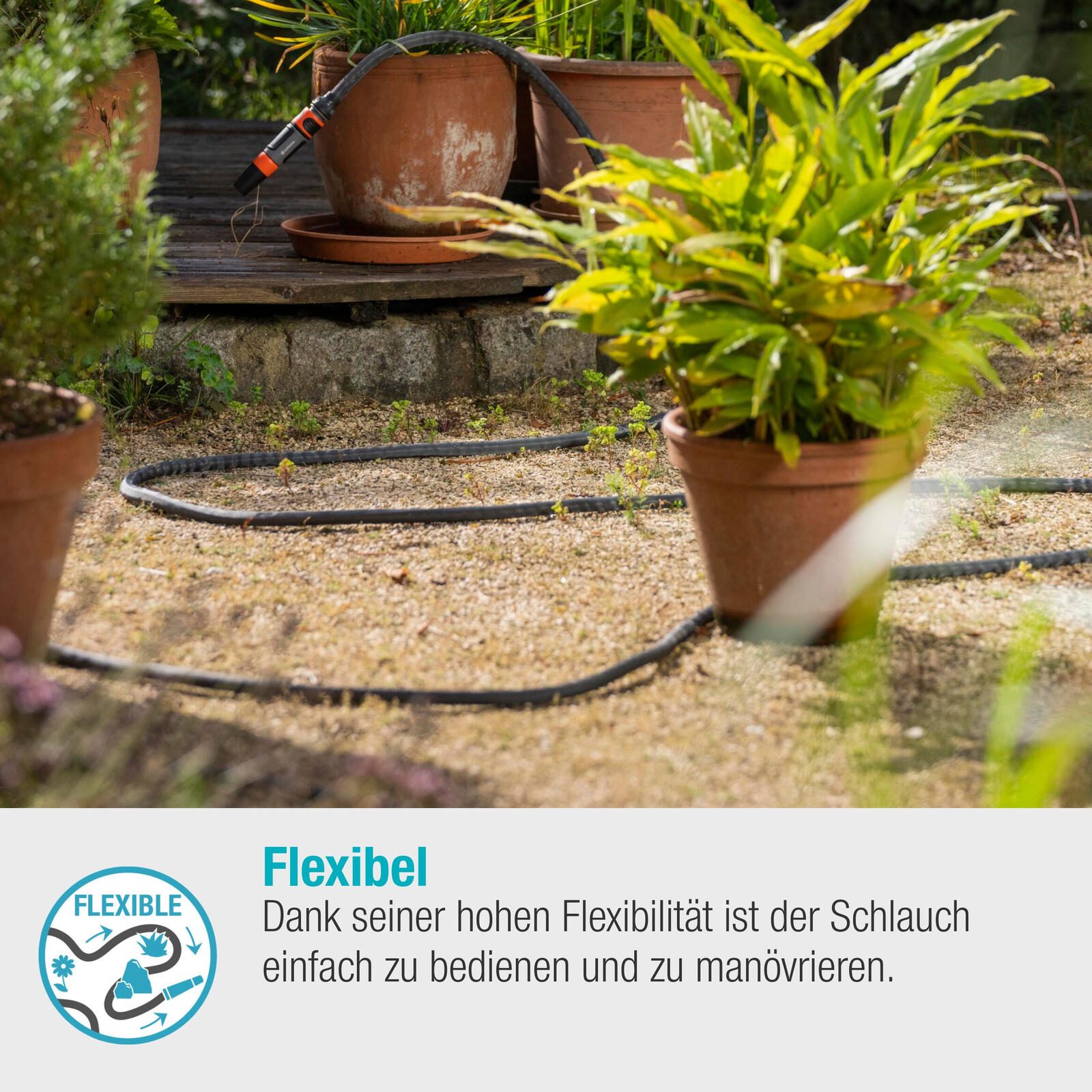 GARDENA Gartenschlauch Life 1/2" Set
