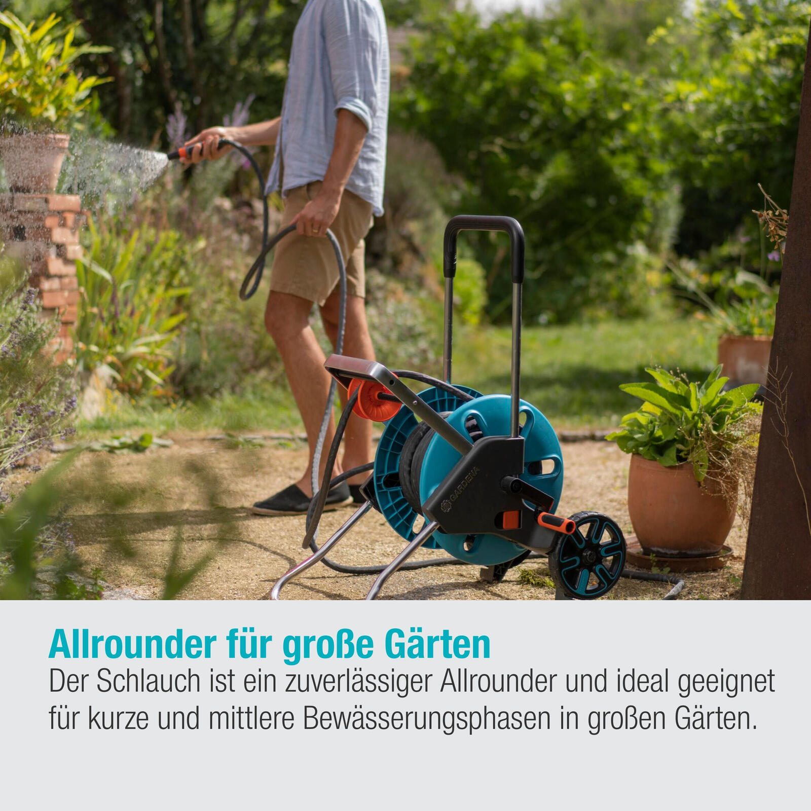 GARDENA Gartenschlauch Life 1/2" Set