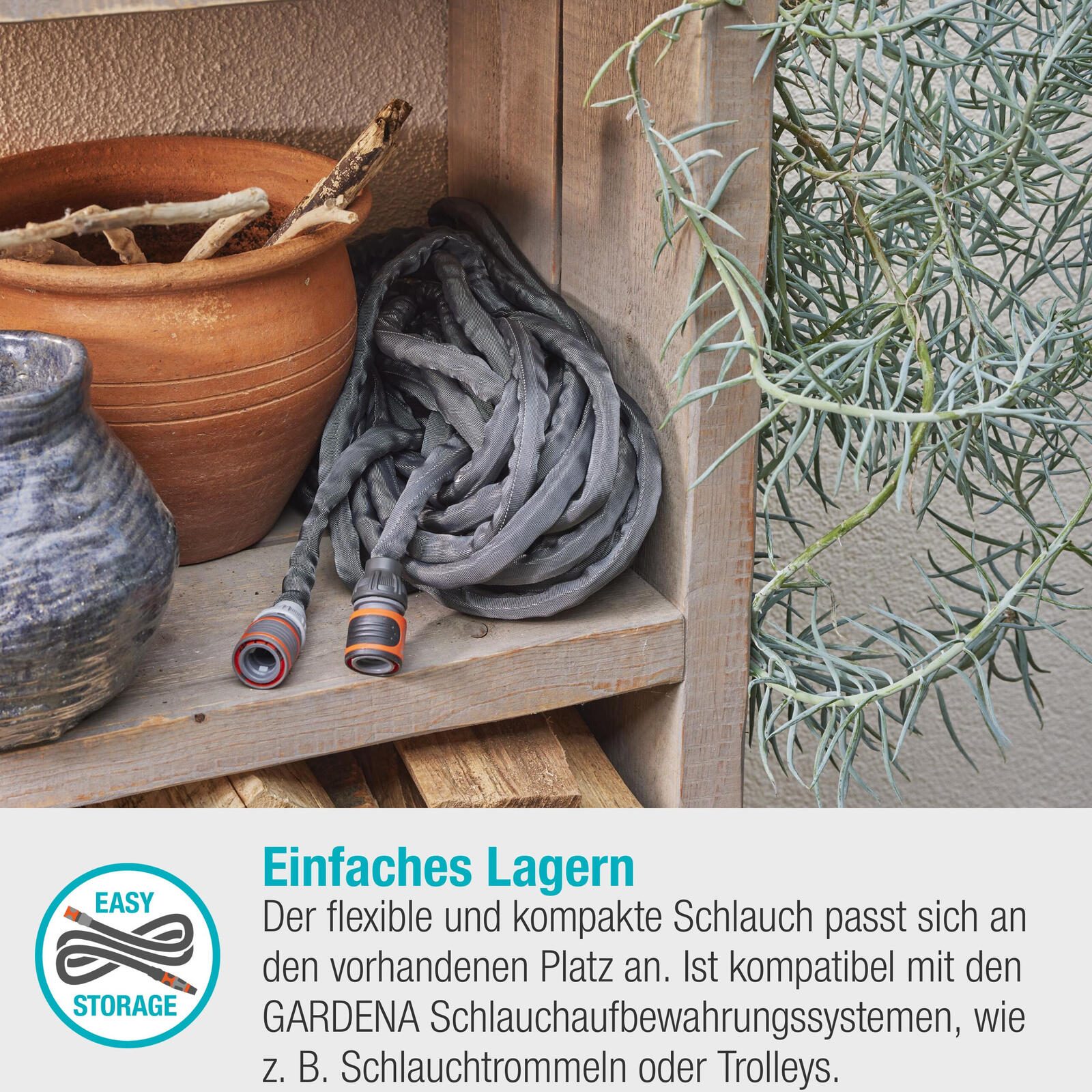 GARDENA Gartenschlauch Life 1/2" Set