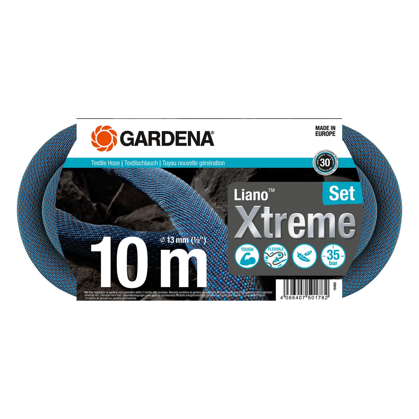 GARDENA Gartenschlauch Xtreme 1/2" Set