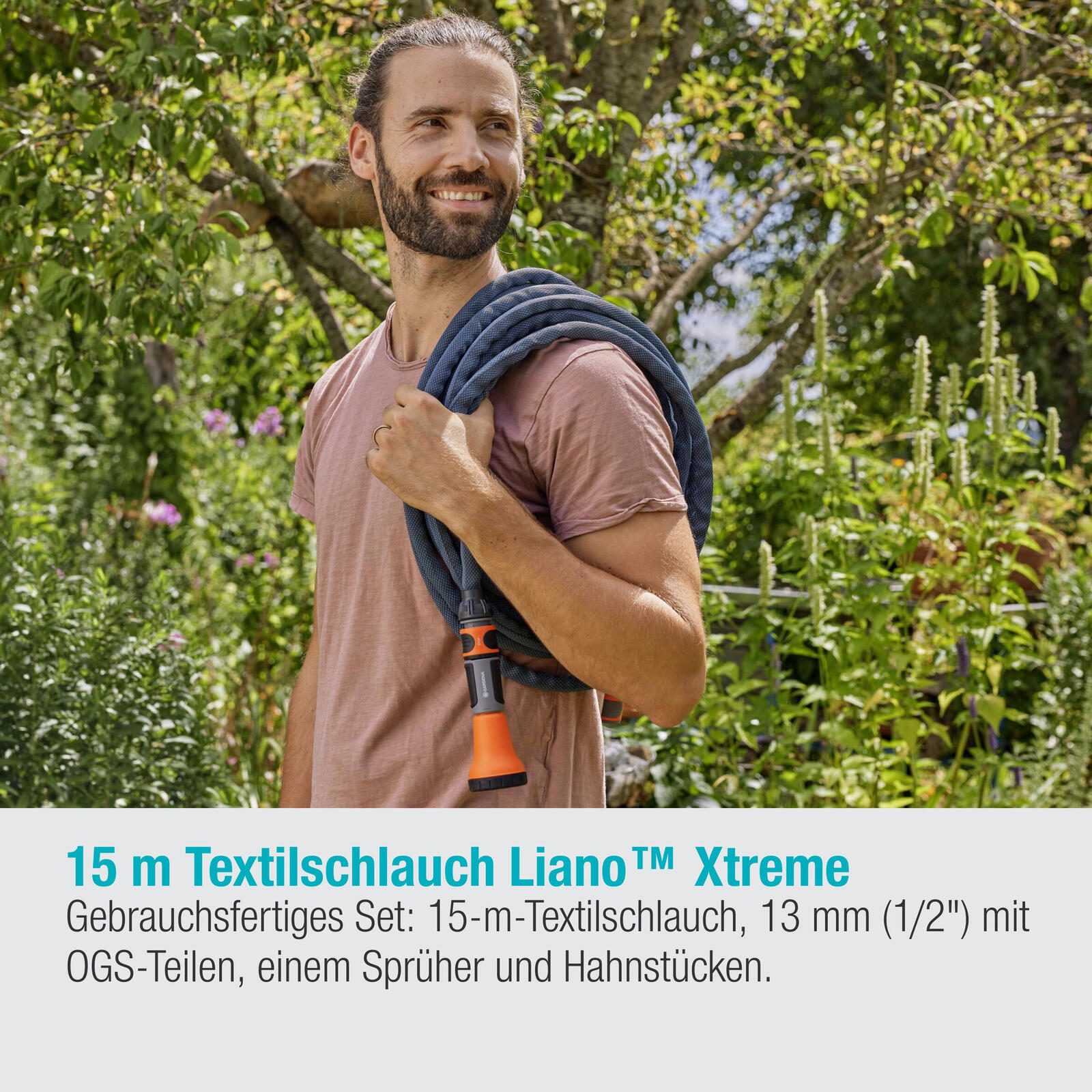 GARDENA Gartenschlauch Xtreme 1/2" Set
